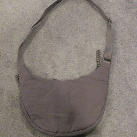 Nylon Unisex Crescent Shape Hobo Crossbody Bag High Capacity Messenger Tote - Picture 5 of 16